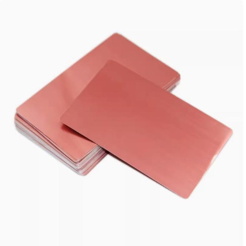 50 шт. Заготовки для лазерной гравировки Алюминиевый лист Визитная карточка для лазерной гравировки Многоцелевые Подарочные карты для DIY