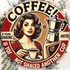 Vintage Espresso Coffee Aluminum Sign Square Iron Wall Decor for Home Cafe Bar Gym Garage Bathroom