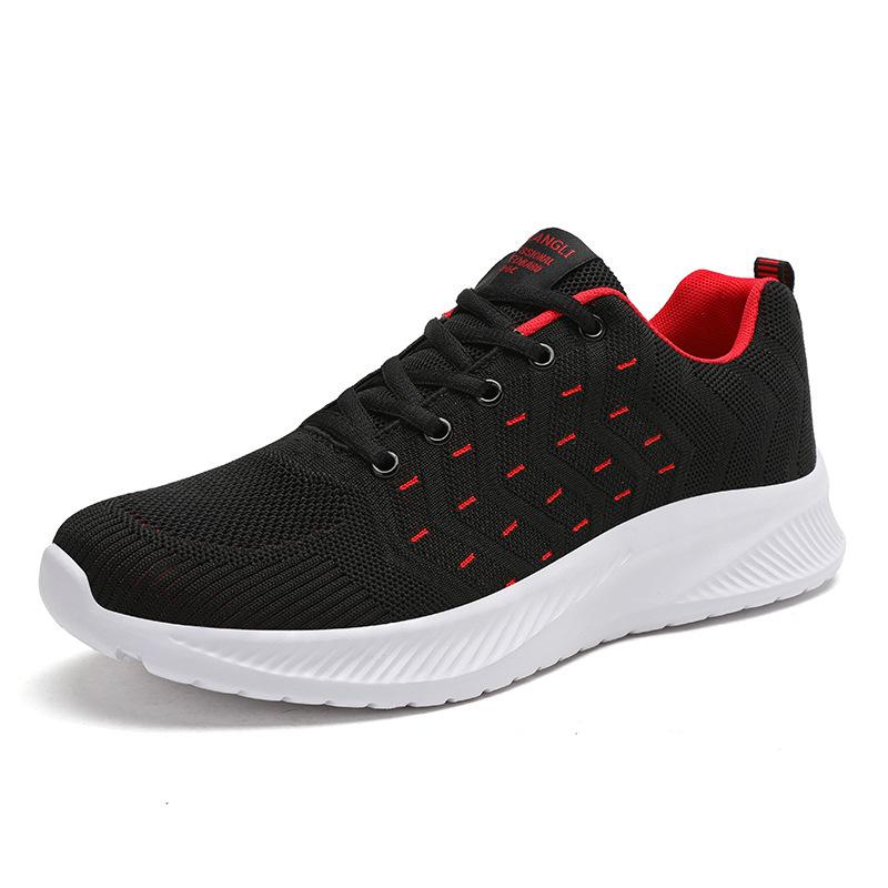 Summer new men's running shoes breathable soft sole lightweight shock-absorbing sports shoes couple shoes spot others none