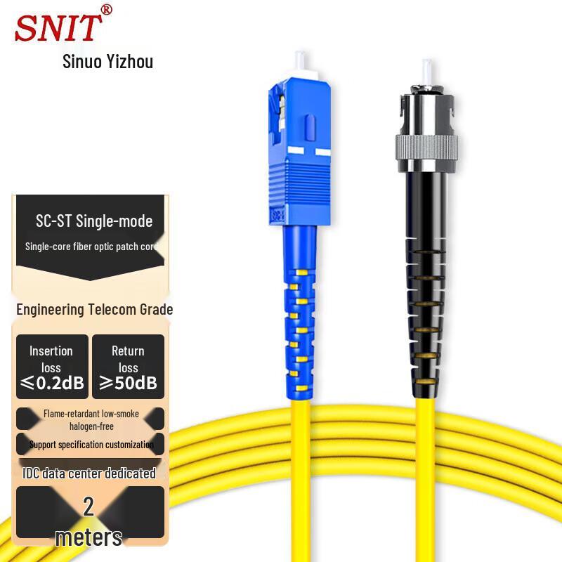 SNIT Telecom-Grade Fiber Optic Patch Cable