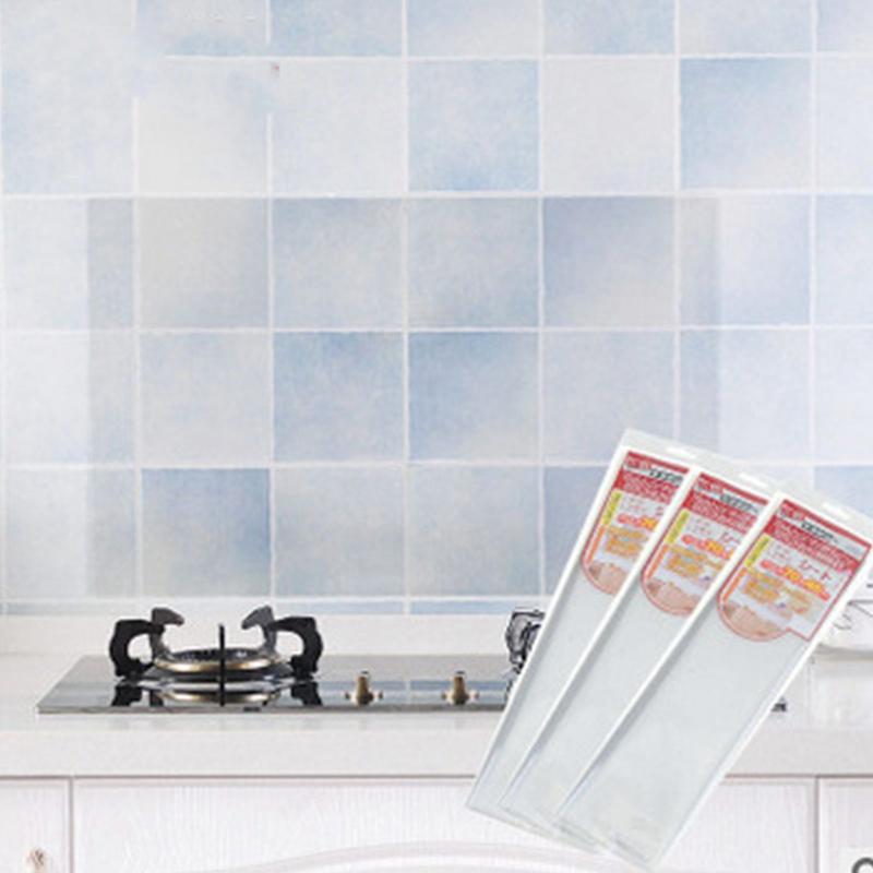 Водонепроницаемая масляная наклейка на стену, обои, кухонный шкаф, фартук, протектор стены, прозрачная самоклеящаяся наклейка 70*45 см