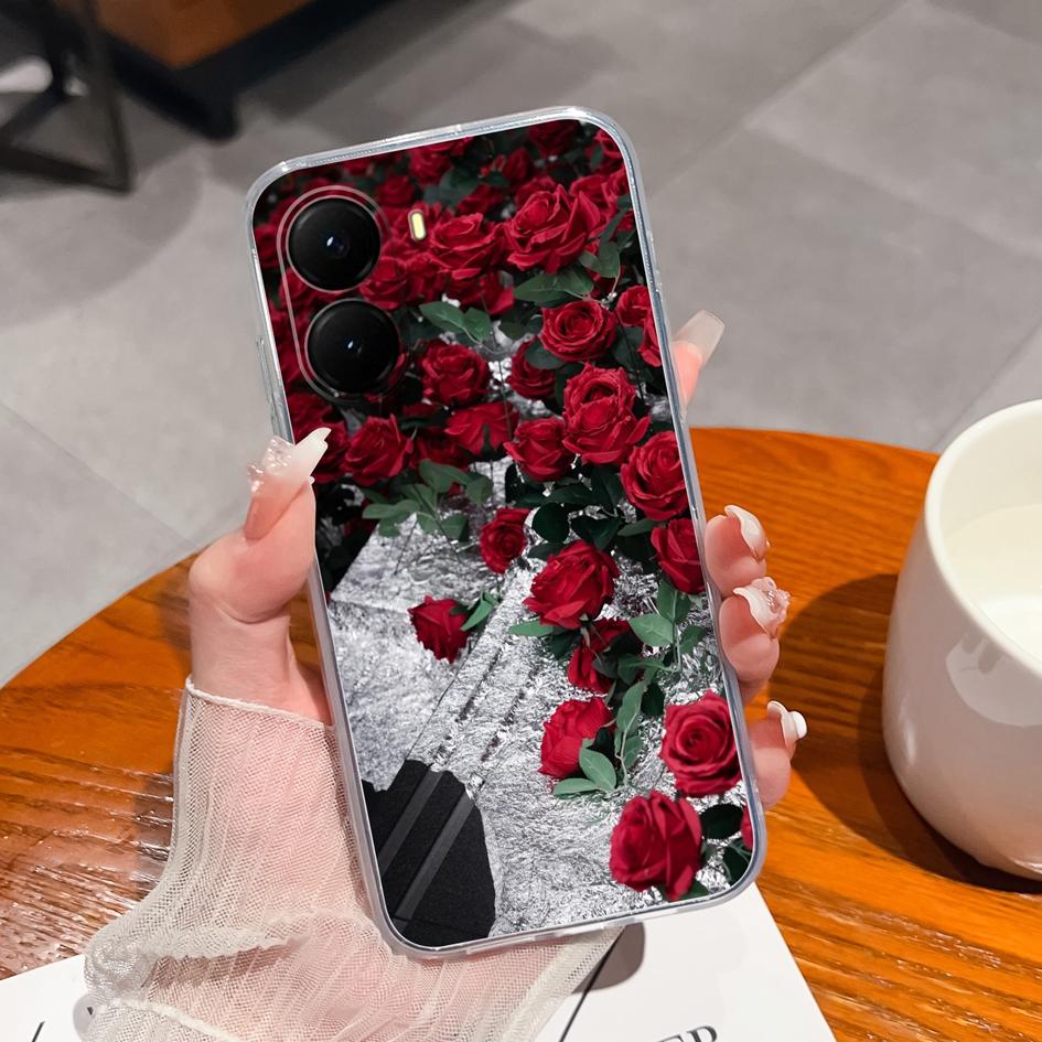 Для Xiaomi Poco X7 X6 M6 14T Pro Poco C71 C75 Xiaomi15 чехлы для телефонов Чехлы Изысканные пейзажи Ударопрочный жидкий силикон мягкий для Xiaomi Shell Bumper