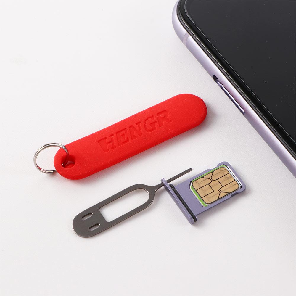 Pin Ejecting Removal Card Pin Phone Key Tool Sim Card Tray Ejector with Case Pin Holder Eject Pin