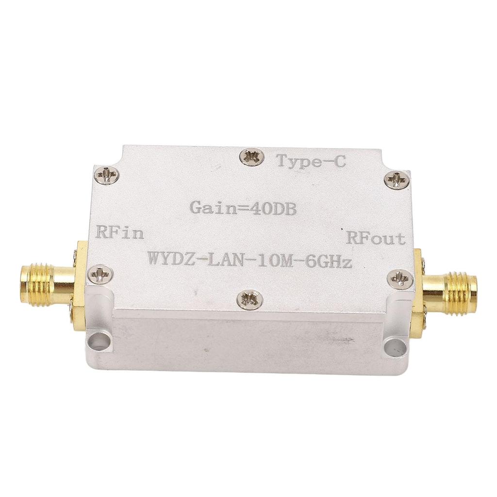 Jeffergarden RF Amplifier Low Noise Amplifier 40DB Gain 10M To 6GHz Accurate Transmission LNA RF Power Preamp for FM Radio