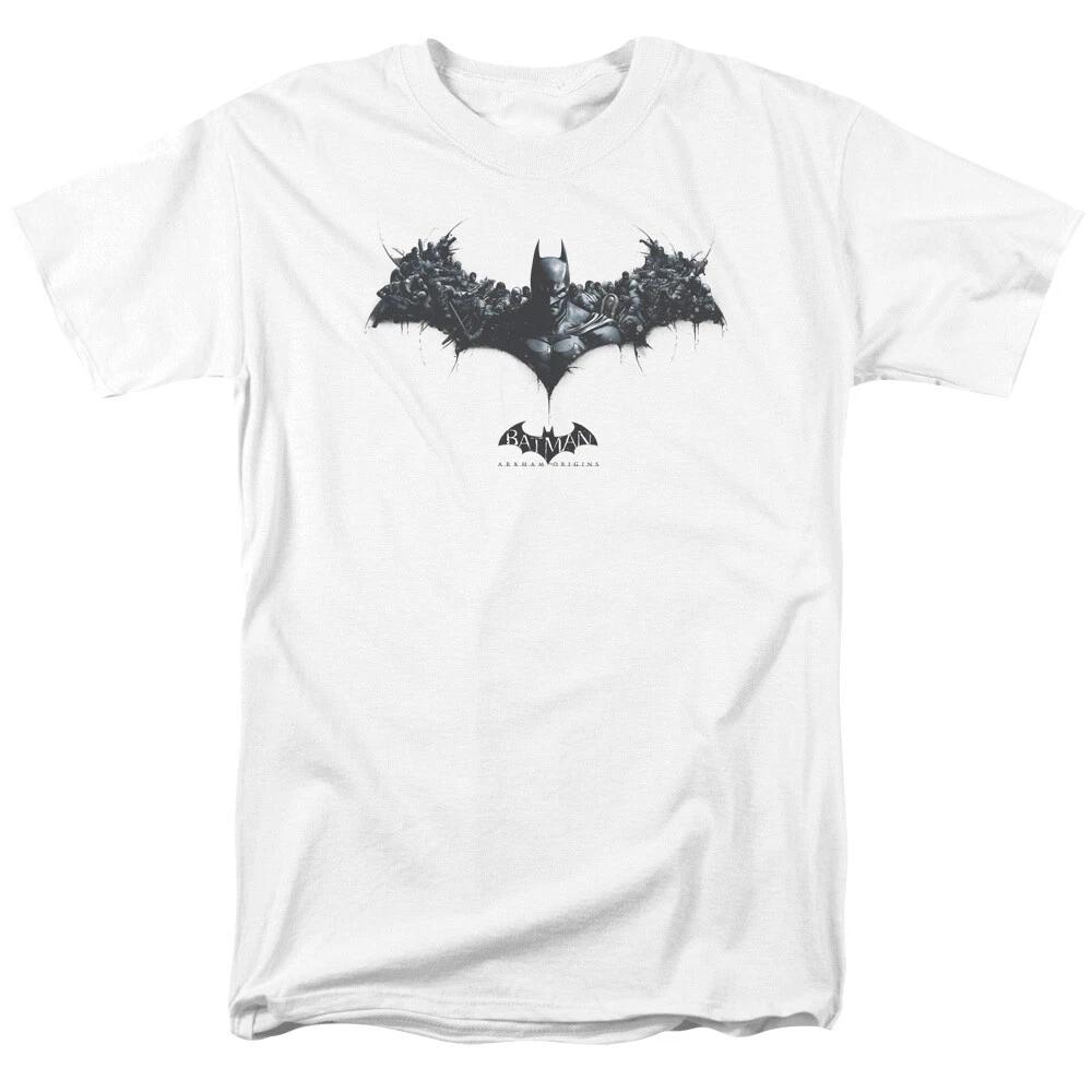 Batman Arkham Origins Bat of Enemies Licensed Adult T-Shirt