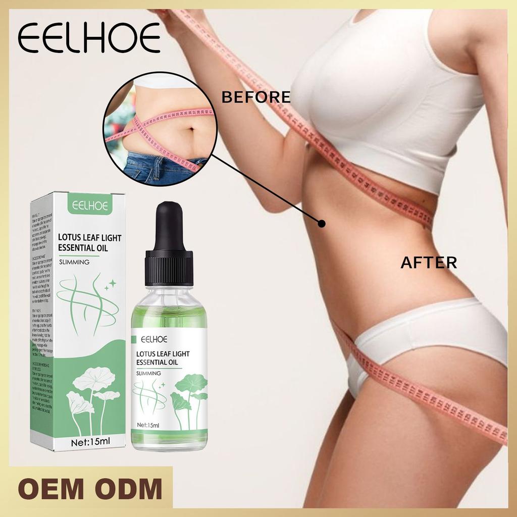 EELHOE Масло для похудения от целлюлита Похудение Крем для похудения Быстрое сжигание жира Эссенция листьев лотоса Масло Продукты для похудения живота, бедер и тела