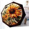 1pc Sunflower Bouquet Automatic Folding Umbrella. Portable Collapsible Design, Best  Birthday Festival Gift Yy250924167