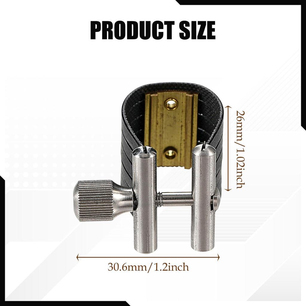 Зажим для саксофона, Портативный, Высокопроизводительный, Регулируемый зажим для саксофона, Зажим-фиксатор для саксофона, Одиночный винт, для начинающих музыкантов