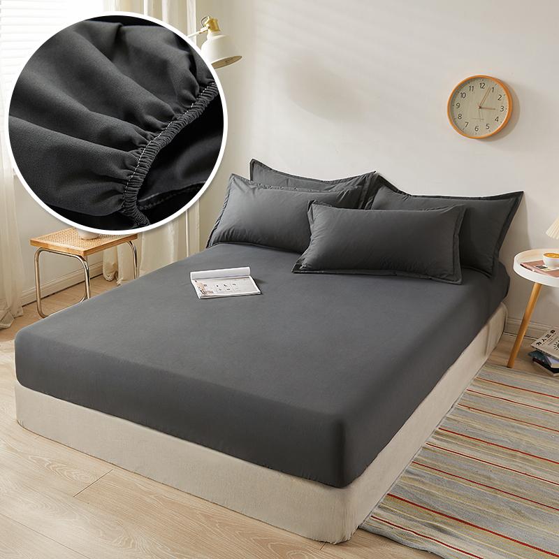 Простыня на резинке из хлопка с резинками, нескользящие, регулируемые чехлы для матрасов для односпальной, двуспальной, двуспальной кровати, покрывало 140/160/200 см