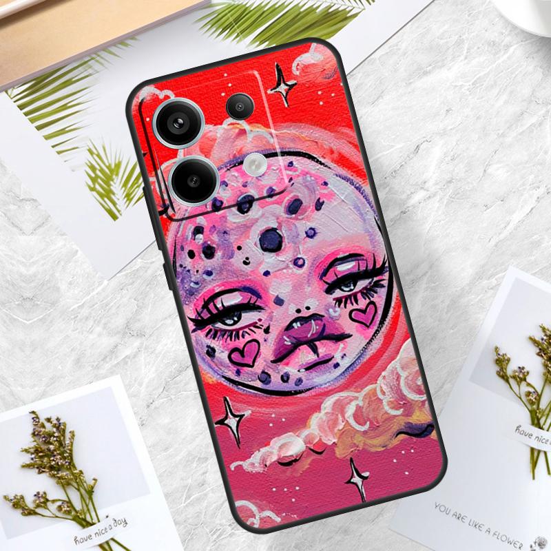 Indie Kids Aesthetic Hippie Acid Trip Case For Xiaomi Redmi Note 13 Pro 14 12 11 10 15 Pro Plus Redmi 15C 10C 12C 13C 14C Cover