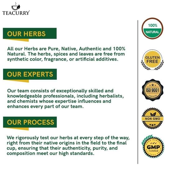 Органические корни шатавари TEACURRY (Упаковка 200 грамм) - Поддерживает силу тела, энергию и пищеварение - для внутреннего благополучия.