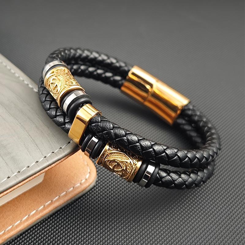 Браслет Jiangmingao Jewelry Романтичный Панк Геометрический Рок Без Мужские Браслеты Товары по 99 центов Цена