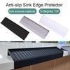 Силиконовый протектор края раковины Защита от брызг 5-градусный наклон Противоскользящая многофункциональная столешница
