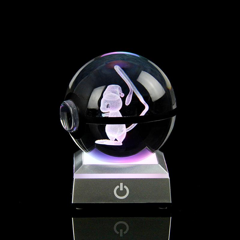 Pokemon Pikachu & Mewtwo Crystal Ball Night Light