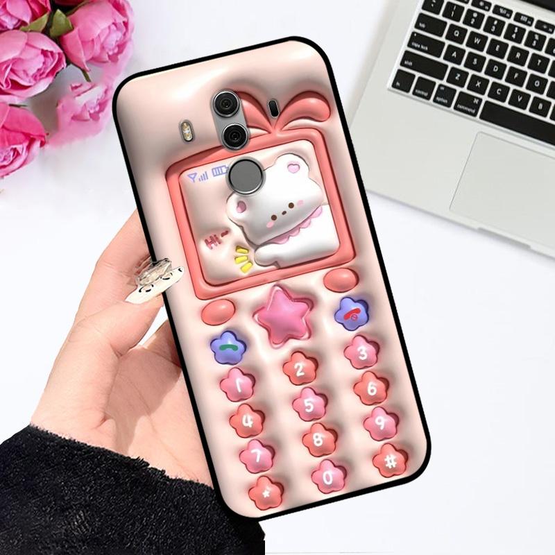 Чехол для Mate 10 Pro Mate10 ТПУ Мягкий Силиконовый Чехол для Телефона Для Huawei Mate 10 Lite Модный Ударопрочный Funda Nova 2i Бампер Милый