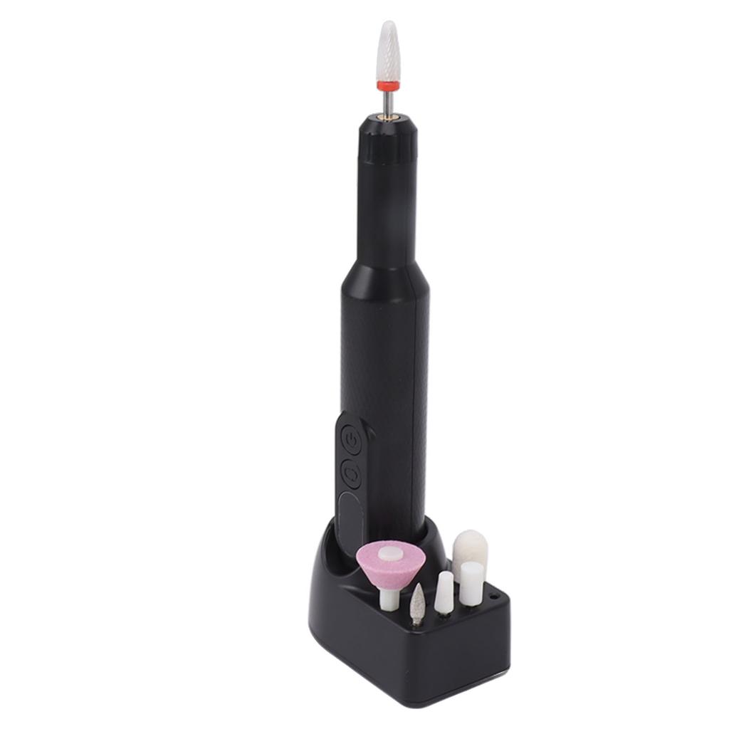 Electric Nail Drill Machine 18000RPM Dual Charging Dock LED Display 3 Levels Adjustable Manicure