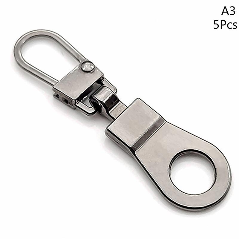 5 шт., металлический съемник на молнии, сменный язычок, ползунки на молнии, съемная головка на молнии, рюкзаки, кошельки, ремонт, швейные аксессуары