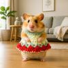 Decorative Cute Hamster Knitted Skirt Warm Handmade Animals Dress Soft Small Pets Sweater Outing Wear