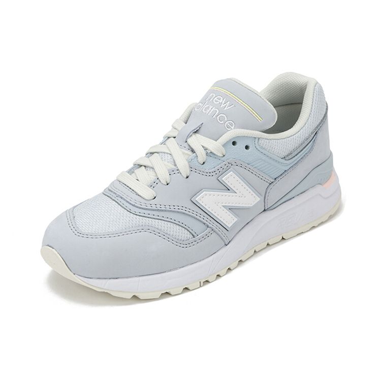 New Balance Nb 997 Удобные спортивные сетчатые замшевые кроссовки с низким верхом из синтетической кожи для марафона Женские кроссовки Светло-голубые WL997HPB