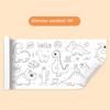 Large Coloring Paper Roll with Tear Off Toddlers Poster Coloring Tablecloth Wall Coloring Stickers for Kids Art Drawing