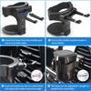 Anti-Slip Car Cup Holder Multi-Functional Car Vent Cup Mount Car Drink Holder  Horizontal Vents
