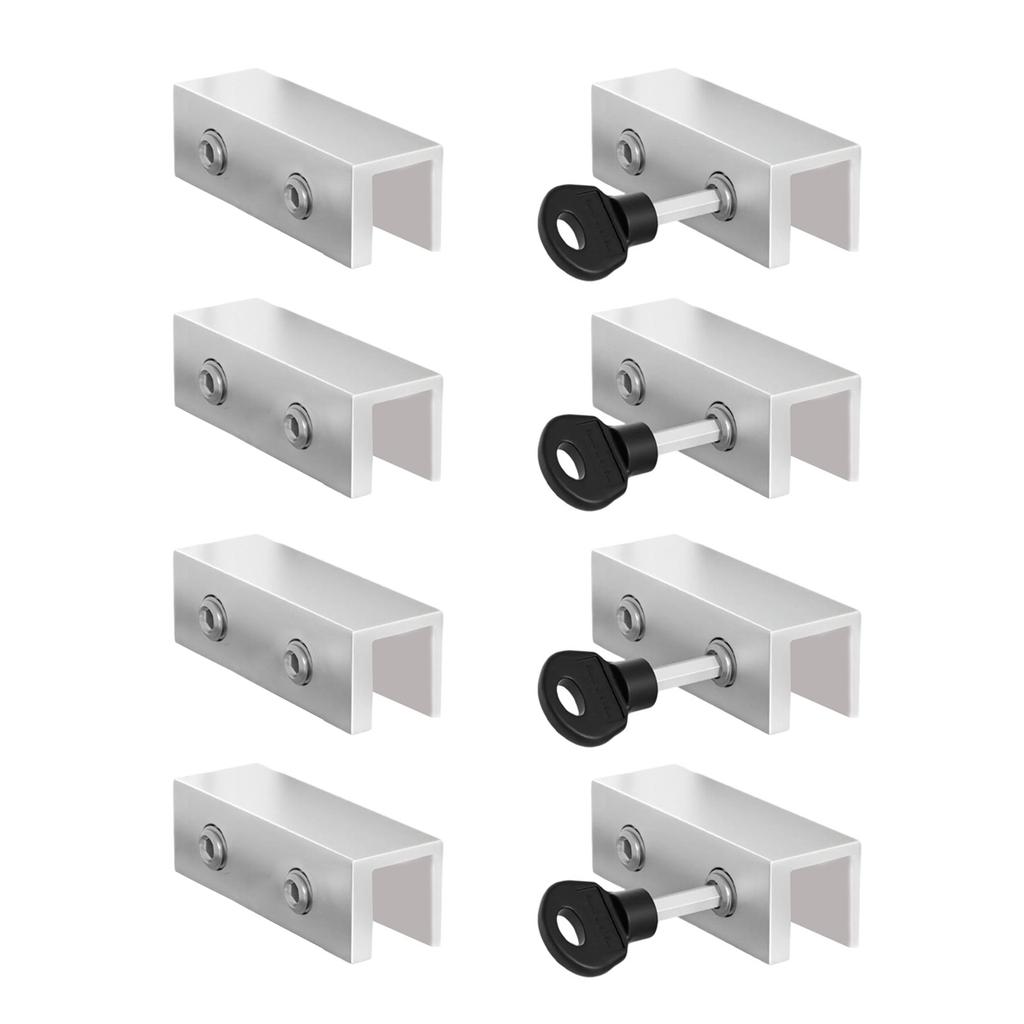 Adjustable Sliding Window Stops Security Window Locks with Keys for Vertical and Horizontal Sliding Windows Enduring