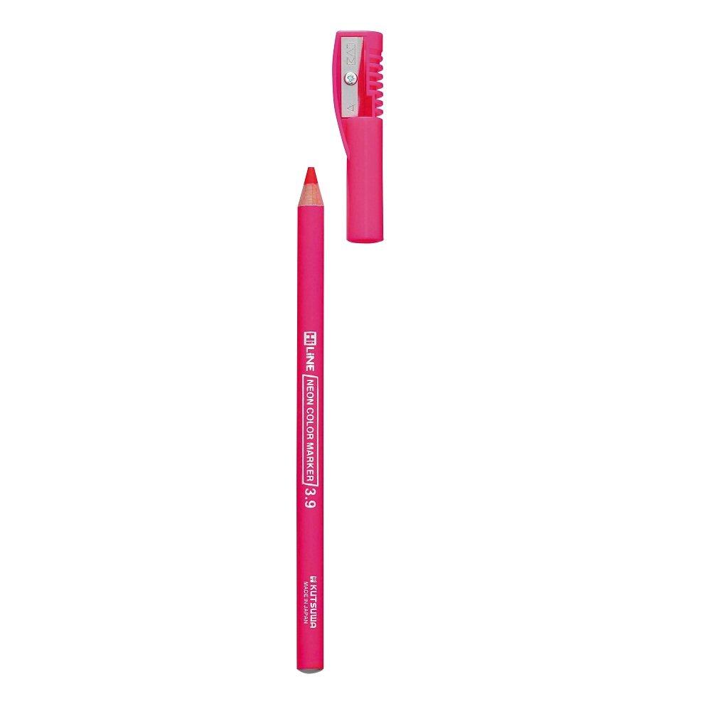 Kutsuwa Fluorescent Pencil Set RF017GR-4SKU 4-Color