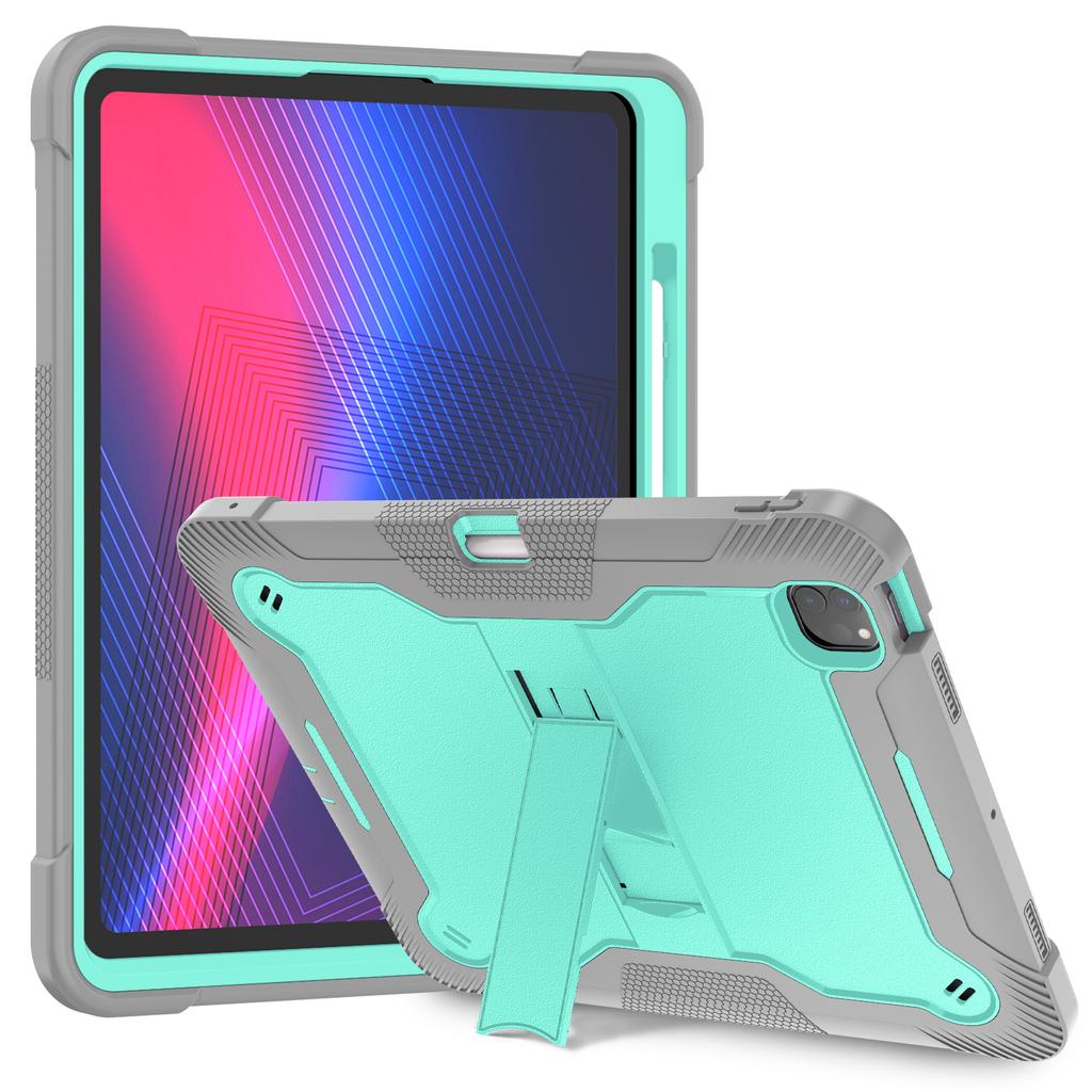 For iPad Pro 13 (2025)/13 (2024) Case Silicone + PC Tablet Cover with Pen Holder