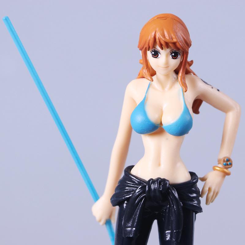 Аниме One Piece Фильм Золото Том 2 Нами Версия в Бикини. ПВХ Фигурка Действия Манга Статуэтка Коллекционная Сексуальные Девушки Модель Игрушки Кукла Подарки