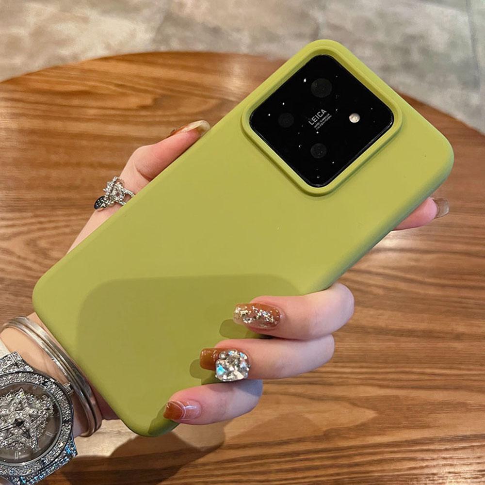 Для Xiaomi 14 Чехол Приятный на ощупь Жидкий Силикон+ПК Чехол для телефона