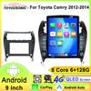 Android 13 для Toyota Camry 7 XV 50 55 2012 2013 2014-2015 2016 2017 Мультимедиа Carplay Car PlayerНавигационный экран GPS Радио