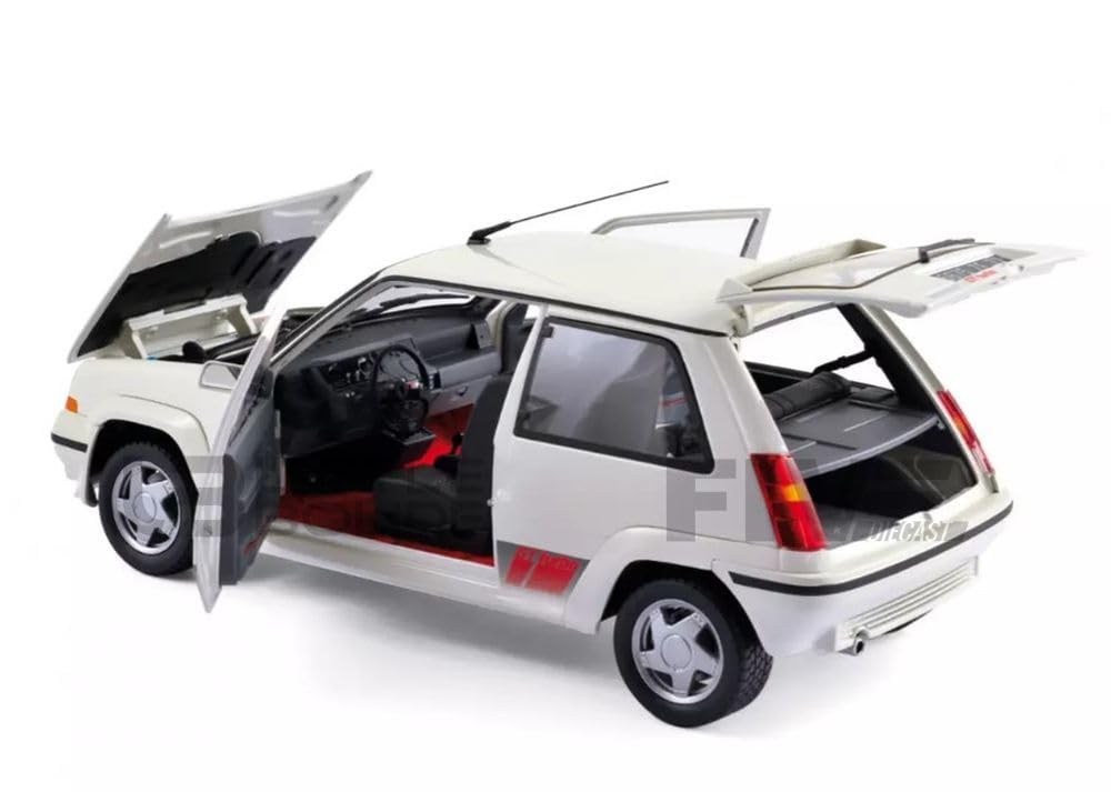 Norev 1/18 scale Renault Super Cinq (5) GT Turbo 1989 Panda White [Reproduction]