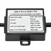 Trailer Adapter American 4-pin to European 7-pin for Truck Pickup Truck