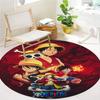 One Piece Round Area Rug Carpet Rug For Living Room Bedroom Sofa Playroom Decor Nonslip Floor Mat
