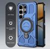 Магнитный держатель-кольцо Бронированный чехол Для Samsung Galaxy S26 Ultra S25 FE Edge Plus S24 Ultra A55 A16 A26 A56 A17 A37 A57 5G Гибридный 3-в-1 Ударопрочный чехол
