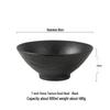 dark black stone pattern, 7-inch conical