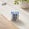 Manual Score Counter 3D Printed Rotational Counter 2-Digit Wheel Rotary Intuitive Tracker Life Tool for Board Card Game