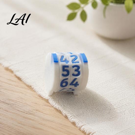 Manual Score Counter 3D Printed Rotational Counter 2-Digit Wheel Rotary Intuitive Tracker Life Tool for Board Card Game