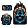Peripheral Backpack, Skull Schoolbag, Student Backpack Pencil Case