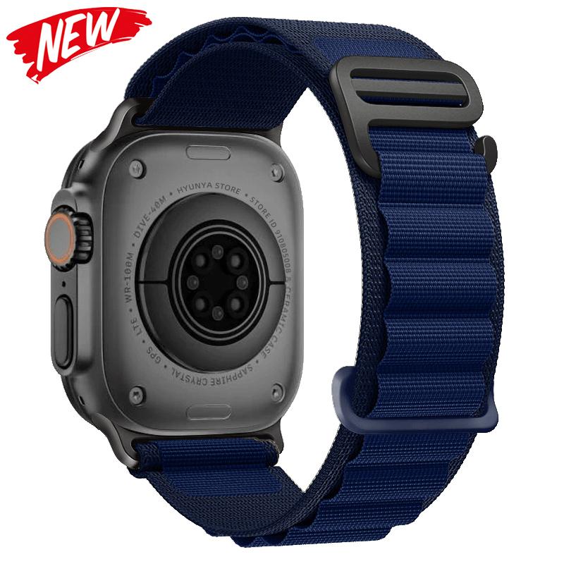 Альпийские ремешки для ремешков часов iWatch Серии 10 11 46мм 9 8 7 SE Ultra 2 3 49мм 44мм 45мм 40мм 41мм 42мм Браслет для часов