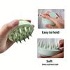 1pc Silicone Shampoo Brush Body Massage Brush Bath Shower Brush Salon Hairdressing Tool Scalp Massage Comb Hair Washing Comb