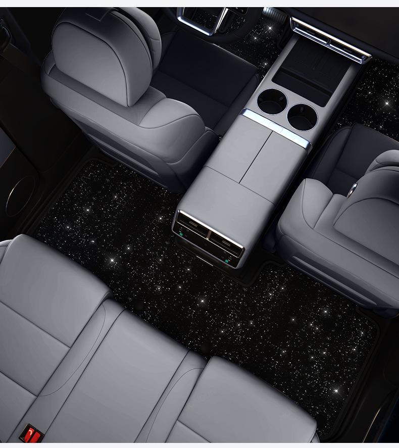 Комплексные аксессуары для декора интерьера для Denza N8L/N9: Напольные коврики «Звездное небо» и римские ковры