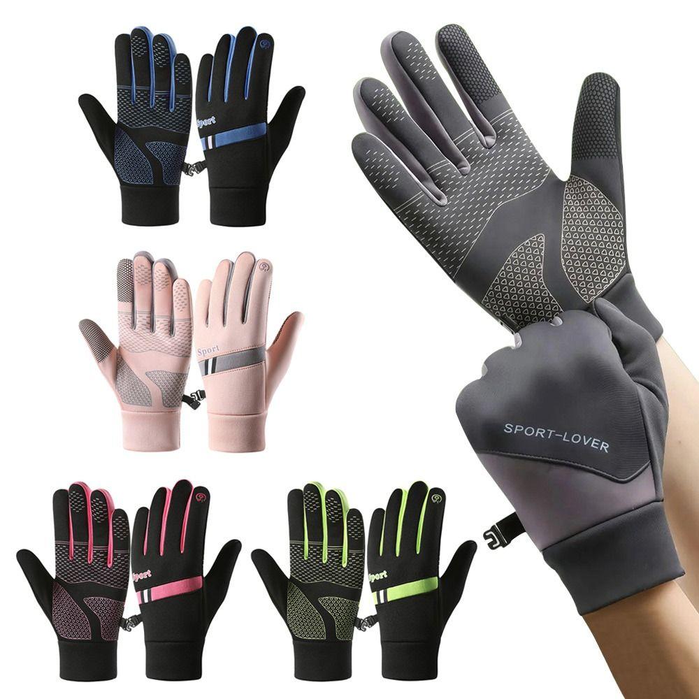Nonslip Touchscreen Mitten Lining Fleece Cycling Gloves Fashion Winter Gloves Outdoor