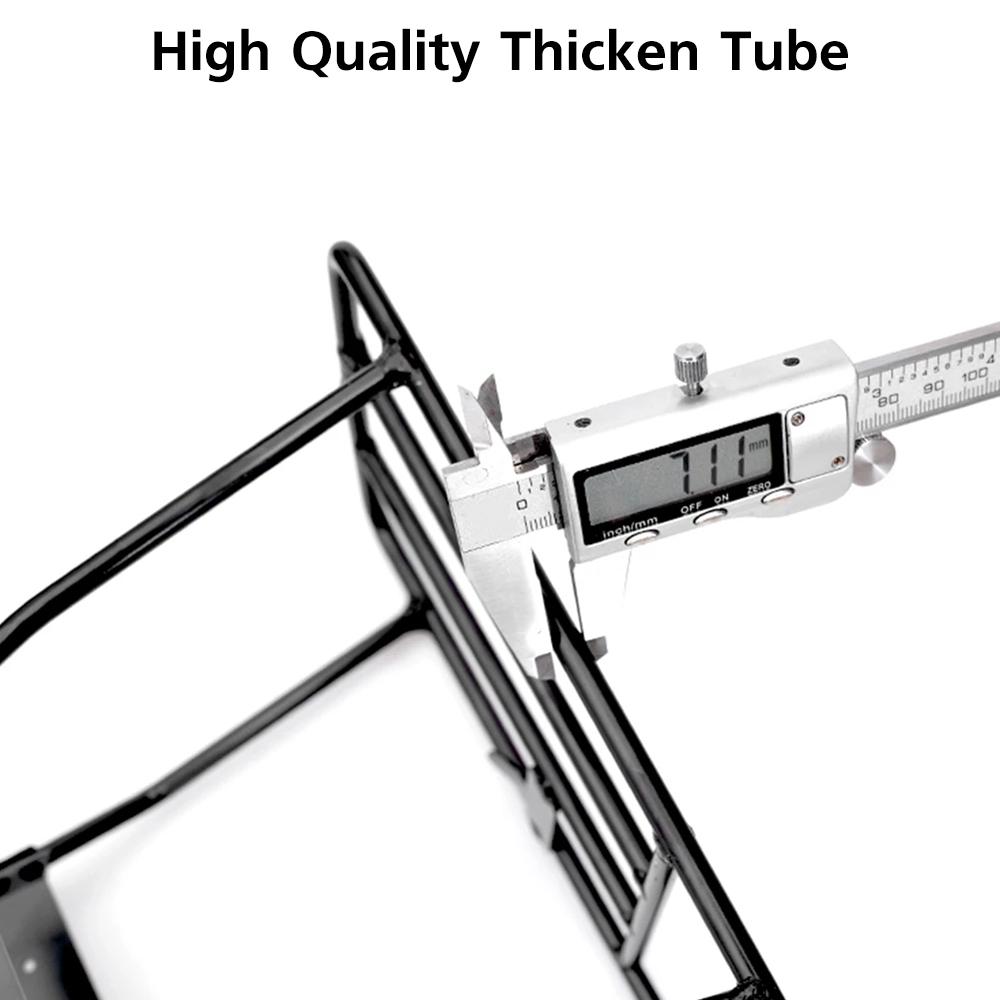 Задняя стойка для электрического скутера, багажник для скутера с твердым подшипником, прочная стальная стойка для переноски, замена для Xiaomi M365 1S Pro