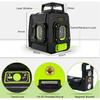 6-Line Green Beam Laser Level with German Laser Diode, Receiver Mode, and 5200mAh Lithium Battery