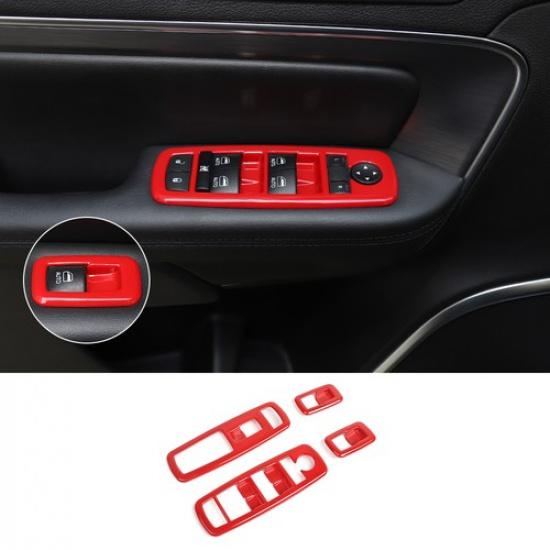 Inner Door Window Button Trim Ring for Jeep Grand Cherokee 11-20/Cherokee 2014+