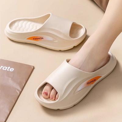 Тапочки женские с толстой подошвой из ЭВА, летние, для улицы, дома, ванной, нескользящие, удобные, для отдыха пар