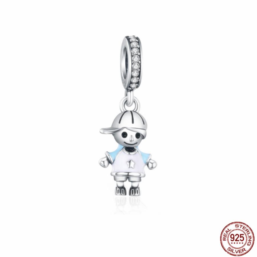 Подходят оригинальные браслеты, подвески, ювелирные изделия, новые S925 стерлингового серебра, сверкающие бусины камеры, семейное дерево, воздушный шар, щенок, кошка, кулон