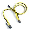 5Pcs Modular PSU Power Supply Cable PCI-e 6Pin To 8 Pin+6pin PCI Express Cable