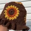 Новая шапка-берет ручной работы для взрослых с дофамином и разноцветными фруктами